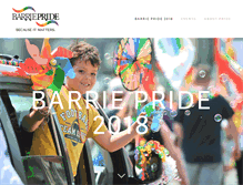 Tablet Screenshot of barriepride.com